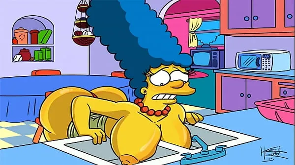 Velké The Simpsons Hentai - Marge Sexy (GIF nejlepší klipy