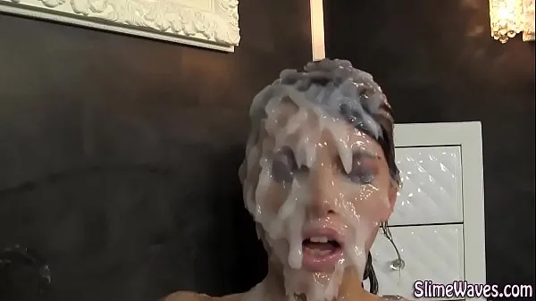 Big Slime covered glam babe best Clips