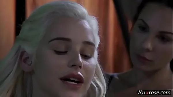 Büyük This Aint Game of Thrones Kirsten Price HD; lesbian, blonde, brunette, pornstar, licking, kissing, f en iyi Klipler