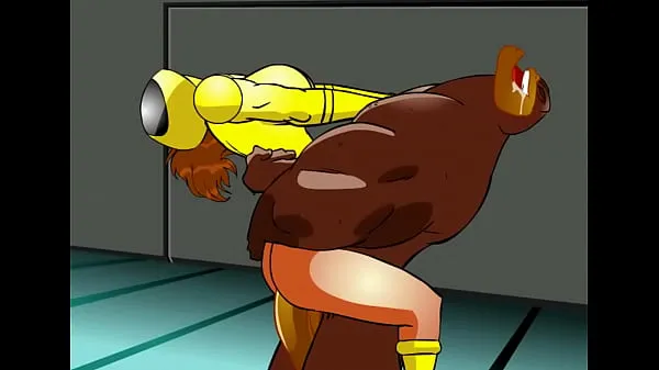 Duże Yellow Ranger Bearhug najlepsze klipy