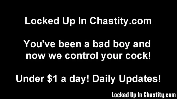 Big Three weeks of chastity must have been tough best Clips