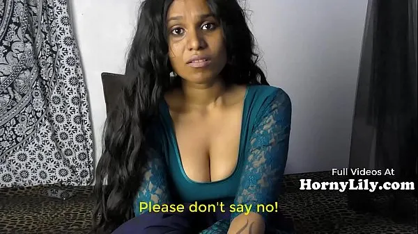 Grandes A dona de casa indiana entediada implora por trio em hindi com legendas em inglês melhores clipes
