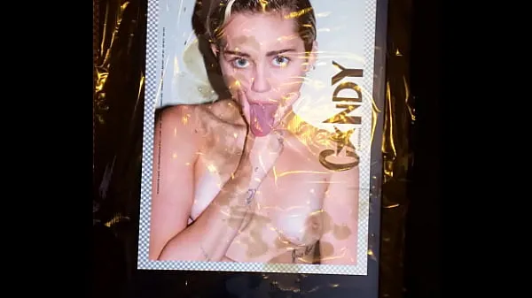 Miley Cyrus Cumtribute Klip terbaik besar