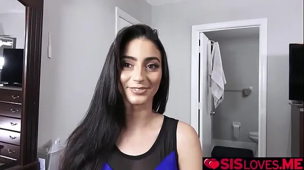 Big Jasmine Vega asked for stepbros help but she need to be naked best Clips