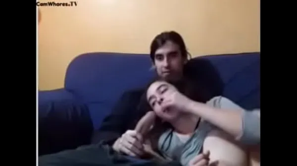 Duże Couple has sex on the sofa najlepsze klipy