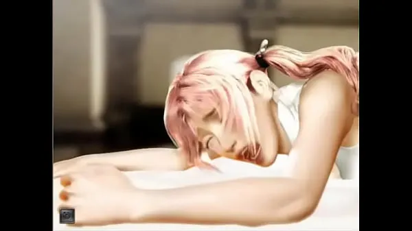 Big FFXIII Serah fucked on bed | Watch more videos best Clips