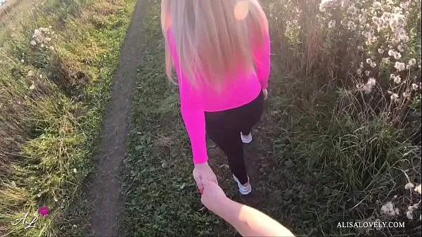 Big Public Outdoor Fuck Babe with Sexy Butt - Young Amateur Couple POV best Clips