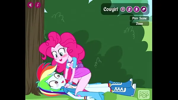 Veliki MLP - Clop - Pinkie Pie x Futa Rainbow Dash by PeachyPop34 (Sound Added, HD najboljši posnetki