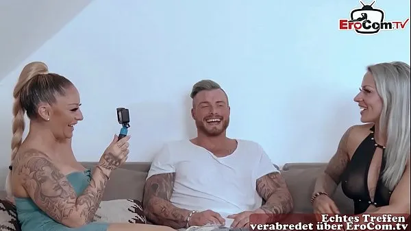 German port milf at anal threesome ffm with tattoo Klip terbaik besar