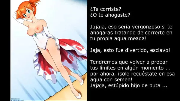 빅 Misty Pokémon (Femdom/Hentai/Bathtube/Humiliation/Pissplay) Spanish 최고의 클립