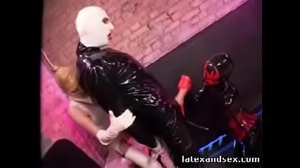 Big Latex Angel and latex demon group fetish best Clips