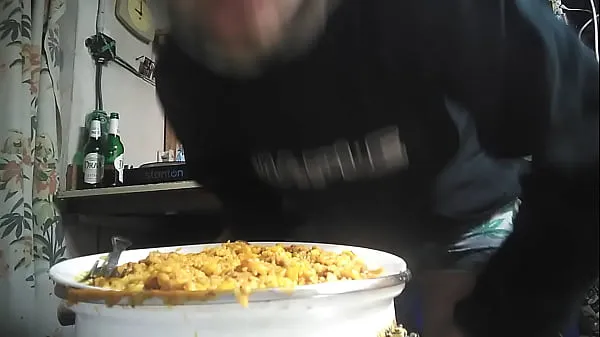 Big Eat cum from food best Clips