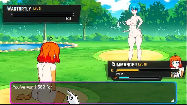 Big Oppaimon [Pokemon parody game] Ep.5 small tits naked girl sex fight for training best Clips