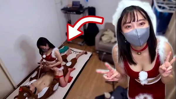 Store She had sex while Santa cosplay for Christmas! Reindeer man gets cowgirl like a sledge and creampie beste klipp
