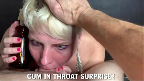 Surprise Cum in Throat For New Year Klip terbaik besar