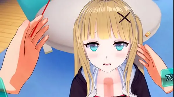 Nagy Eroge Koikatsu! VR version] Cute and gentle blonde big breasts gal JK Eleanor (Orichara) is rubbed with her boobs 3DCG anime video legjobb klipek