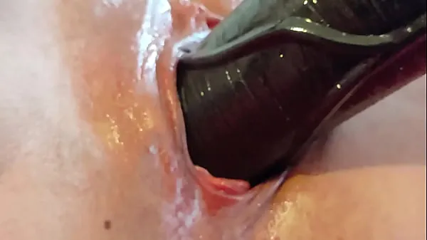 Close-up Big Cock Dildo Klip terbaik besar