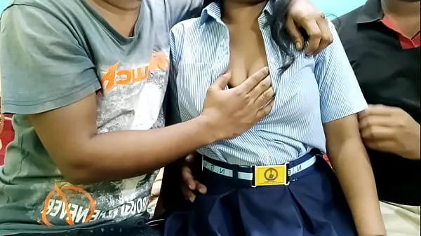 Grote Two boys fuck college girl|Hindi Clear Voice beste clips