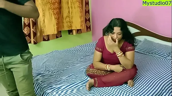 Big Indian Hot xxx bhabhi having sex with small penis boy! She is not happy best Clips
