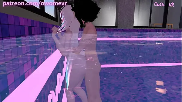 Horny slut gets pounded in the swimming pool Klip terbaik besar