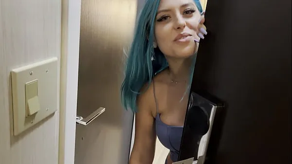 Big Casting Curvy: Blue Hair Thick Porn Star BEGS to Fuck Delivery Guy best Clips