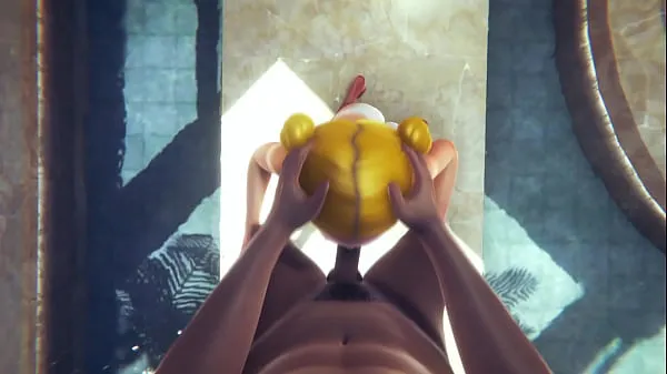 Veliki Anime hentai uncensored l Sex Bath girl najboljši posnetki
