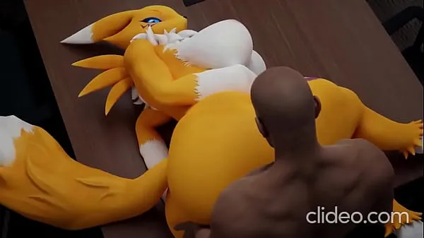 Grandes Renamon and her black daddy fucking in her office melhores clipes