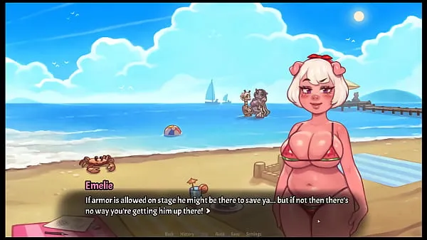 My Pig Princess [ Hentai Game PornPlay ] Ep.28 princess exposing her cute anus to the public crowd to win the bikini contest Klip terbaik besar