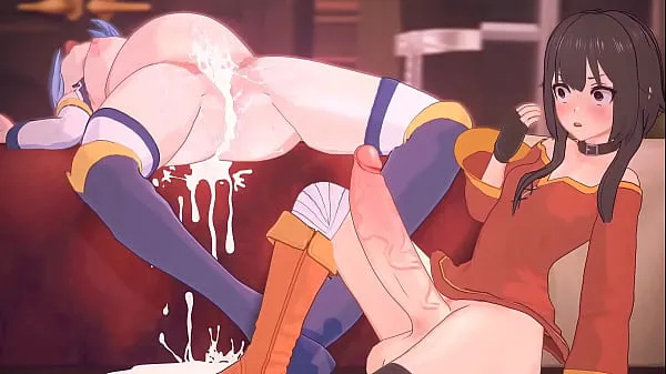 Aqua Gets Pounded (KonoSuba Futa Animation Klip terbaik besar