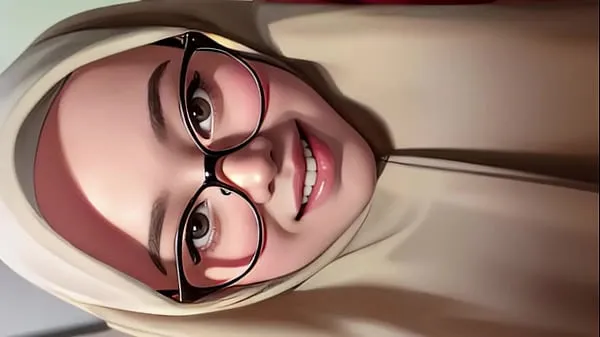 Store hijab girl shows off her toked bedste klip