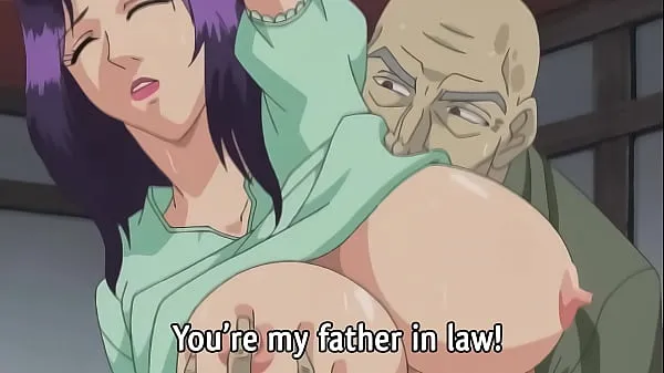 MILF Seduces by her Father-in-law — Uncensored Hentai [Subtitled Klip terbaik besar